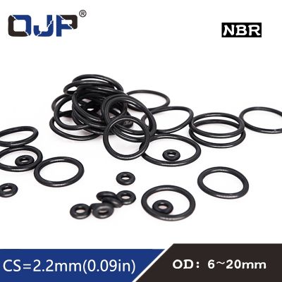 【DT】hot！ Rubber NBR O-Ring CS2.2mm Thickness OD6/7/8/9/10/11/12/13/14/15/16/17/18mm O Gasket Washer