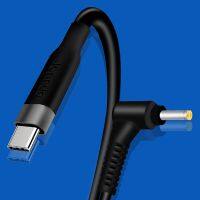 Kabel Konverter Kabel Daya 180Cm USB C/Tipe-c PD Ke 12V 4.0X1.7Mm untuk Lampu LED Laptop Tipe C PD Kabel Pelatuk