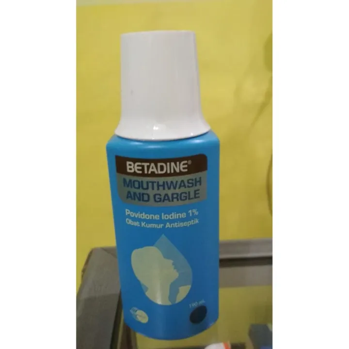 BETADINE MOUTHWASH AND GARGLE OBAT KUMUR ANTISEPTIK ISI 190ML/BOTOL