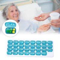 【CW】 31-Day Pill Storage Organizer Monthly Medication Medicine Dispenser Travelling Splitters