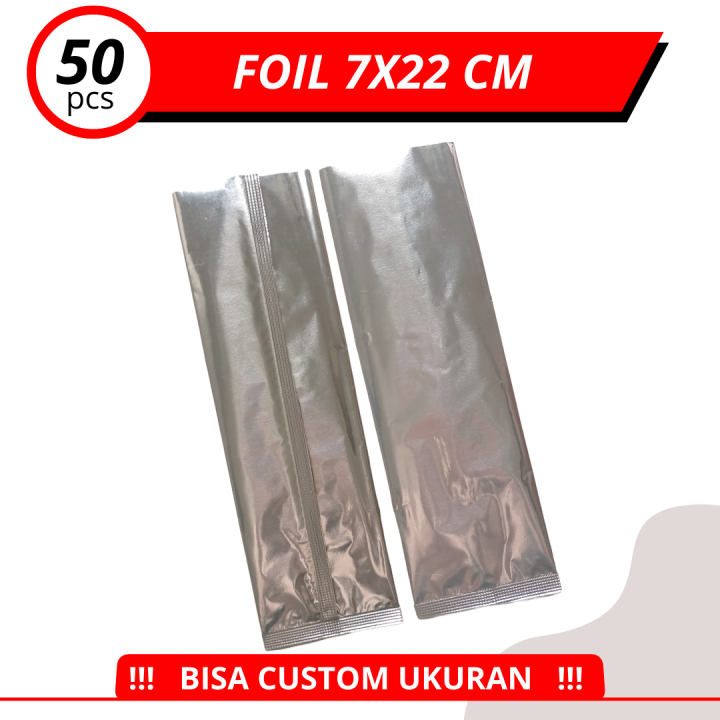 Plastic Kemasan Sachet Alumunium Foil Untuk Bungkus Coklat 7x22