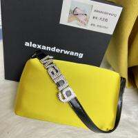 มาใหม่ล่าสุด AW Alex + Alexander Wangs Rinestone กระเป๋าถือประดับด้วยลูกปัด4สี19x12cm