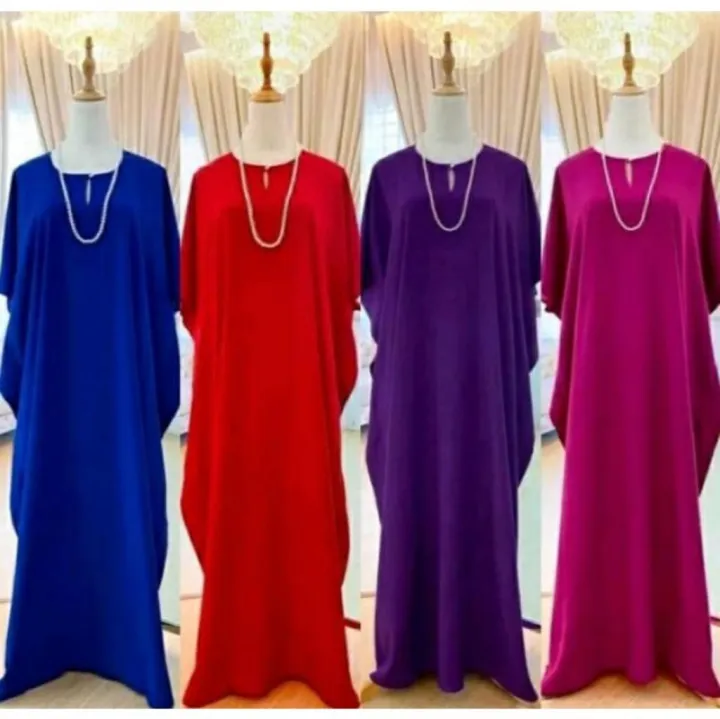 NEW COLORS!!! KAFTAN PLAIN CANDY COLOURFUL /BATEK AZAH /KELAWAR TIDUR