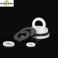 ✗ White/ Black Plastic Nylon Flat Washer Plane Spacer M2 M2.5 M3 M4 M5 M6 M8 M10 M12 M24 Insulation Gasket Ring For Screw 0.5 3mm