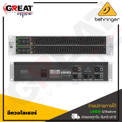 BEHRINGER ULTRAGRAPH PRO FBQ3102HD อิควอไลเซอร์ Audiophile 31-Band Stereo Graphic Equalizer with FBQ Feedback Detection System, Highly accurate 12-segment LED input/output (สินค้าใหม่แกะกล่อง รับประกันบูเซ่)