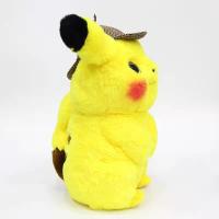 28Cm Pokemon Plush Toy Anime Figure Pikachu Detective High Quality Kawaii Pet Doll Model Children For Best Birthday Gifts