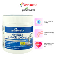 Viên uống GoodHealth Omega 3 Fish Oil 1000mg hỗ trợ tim mạch trí não