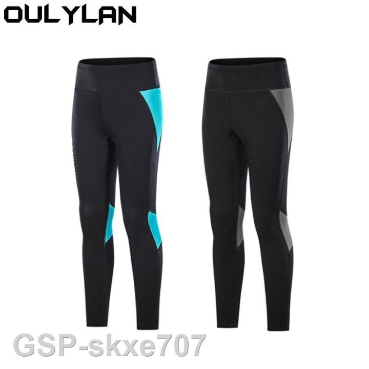 oullan-ชุดดำน้ำกางเกงดำน้ำนีโอพรีน2มม-ชุดดำน้ำเล่นกระดานโต้คลื่นกางเกงซับเหงื่อ2023ร้อน