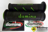 ปลอกแฮนด์DOMINO made in ITALY แท้100% สีดำ/เขียว รุ่นARANCIO SOFT ใส่ได้ทุกรุ่น จัดส่งตรงเวลา