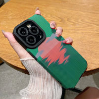 ดูดีกรณี iphone green screen sunset 11pro Apple 14 mobile phone case 13 female iphone12 เหมาะสำหรับ 6s/8plus trendy promax