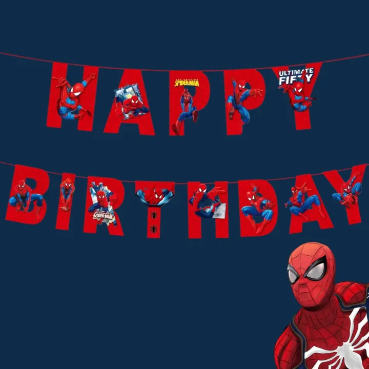 Biểu ngữ sinh nhật Spiderman là một phần quan trọng của bữa tiệc sinh nhật của Spiderman. Hãy cùng xem những hình ảnh về các biểu ngữ siêu đáng yêu với hình ảnh Spiderman để tạo ra một bữa tiệc sinh nhật đầy màu sắc và đậm chất Spiderman.