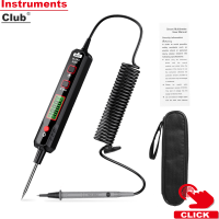 Instruments HABOTEST เครื่องทดสอบแรงไฟฟ้ามัลติมิเตอร์ปากกาดิจิตอลสำหรับวัด Ac/dc โวลต์มิเตอร์ไดโอดรีตัวต้านทานความจุไฟฟ้าที่มีแสงไฟและไฟฉาย