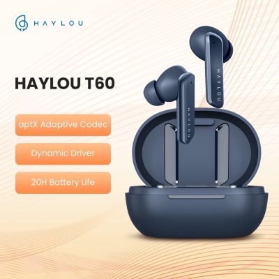 [ส่งจากไทย]Haylou W1 T60 หูฟังไร้สาย ลดเสียงรบกวน บลูทูธ 5.2 แบตเตอรี่ยาว 24 ชั่วโมง IPX4 กันน้ํา สําหรับ Android IOS AptX AAC SBC