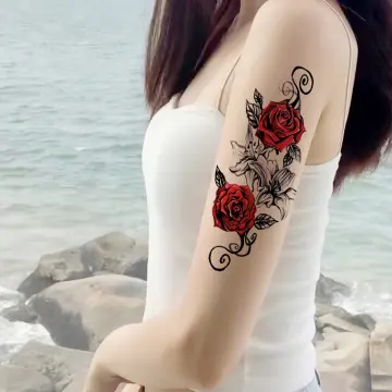 Large Sleeve Leg Arm Water Transfer Tattoo Sticker Temporary Fake Tattoo  Decals | eBay