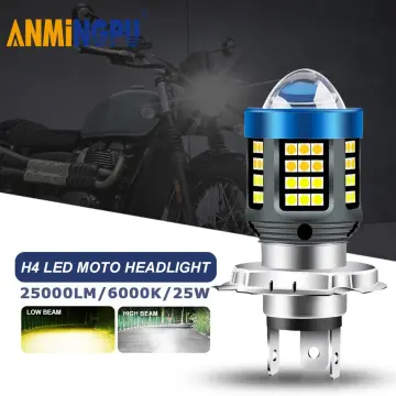 10000Lm H4 LED Moto H6 BA20D LED Motorcycle Headlight Bulbs Hi Low –  SEAMETAL