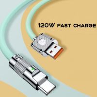 [HOT] 120W 6a Super Fast Charge ประเภท C Liquid สายซิลิโคน Quick ชาร์จ Usb C สำหรับเครื่องชาร์จ Usb สาย