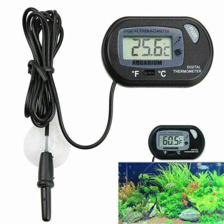 Water Meter Thermometer Mini LCD Digital Thermometer With Probe Sensor ...