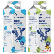 Sữa tươi thanh trùng Long Thành Lothamilk 900ML