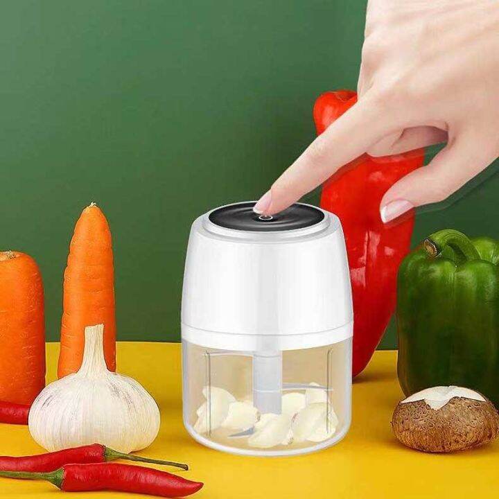 Wireless Mini Electric Garlic Puree Food Chopper Kitchen Tools
