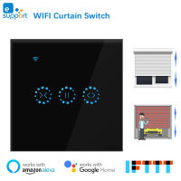 WiFi ม่านตาบอดสวิทช์สำหรับมอเตอร์ไฟฟ้าลูกกลิ้งชัตเตอร์,ผ้าม่านสมาร์ทบ้านอัตโนมัติทำงานสำหรับ Alexa, Home