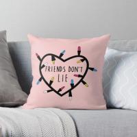 {fabric sofa} Stranger Things Friends Dont Lie Printing โยนปลอกหมอน AnimeSofaBed Case Pillowsinclude