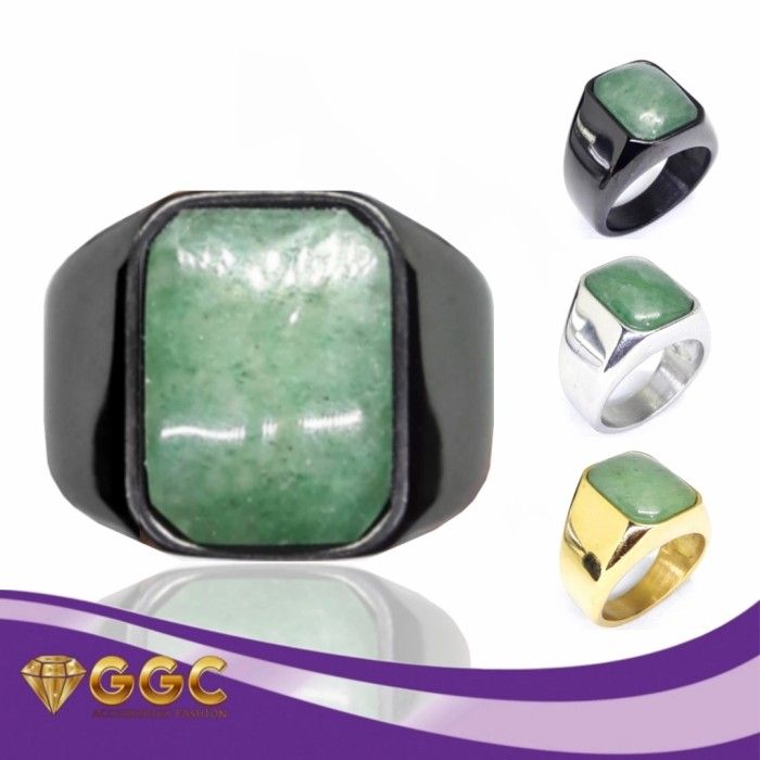 Cincin Batu Natural Giok Burma Jadeite Original Lazada Indonesia 7224