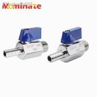 ✳❆ BSP Male/Female Blue MINI Ball valve SS 304 1/8 1/4 3/8 1/2 to 8mm 10 mm 12mm Pagoda adapter 2 way ball valve BSP