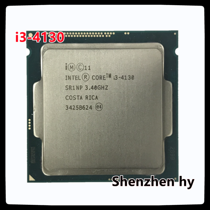 In Core i3-4130 i3 4130 3.4 GHz Dual-Core Quad-Thread CPU Processor 3M 54W LGA 1150