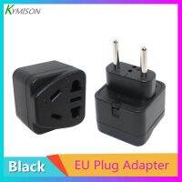 Adaptor Traveling 2เข็มหมุดกลม4.0มม. มาตรฐานยุโรปแปลงซ็อกเก็ตสหรัฐ/อียู/จีนเป็น Adaptor Traveling ปลั๊กแปลง10A 250V