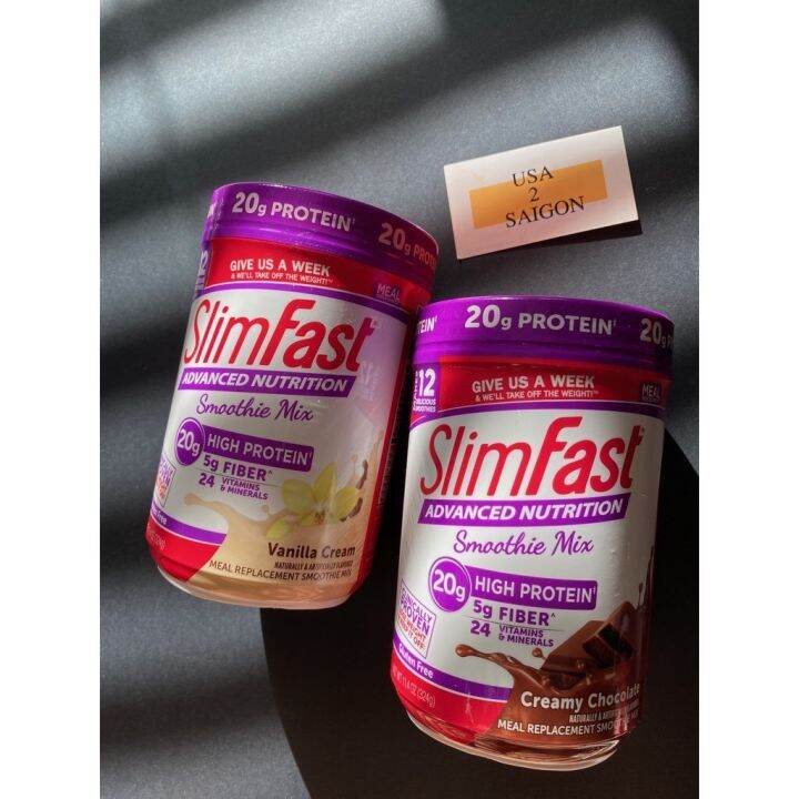 Bột Sữa Giảm Cân Socola Slim-Fast Smoothie Mix Chocolate 