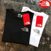 zhouyiping ใหม่ เสื้อยืดแขนสั้น พิมพ์ลายโลโก้ The North Face ทรงหลวม สะท้อนแสง สไตล์คลาสสิก เหมาะกับฤดูร้อน สําหรับผู้ชาย และผู้หญิง