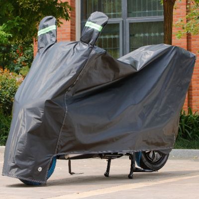﹊۩❆ Electric scooter rain cover car thickened sunscreen sunshade dust
