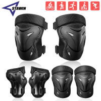 6Pcsset Gear Set Skating Knee Pads Elbow Pad Wrist Hand Protector for Kids Cycling Roller Rock Climbing Sports