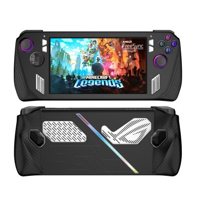 ”【；【-= Silicone Protective Case For ASUS ROG Ally Game Handheld Full Soft Silicone Protective Shell Cover For ROG Ally Game Accessories
