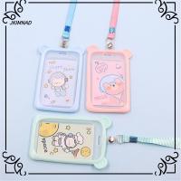 JKIMNAD 1PC การ์ตูนหมี เชือกเส้นเล็ก แบตสำรอง ซองใส่บัตรรถเมล์ เคสคลุมบัตรเครดิต ซองใส่บัตรประชาชน ที่ใส่บัตร