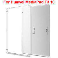 เคสกันกระแทกสำหรับHuawei MediaPad T3 10ฝาครอบโปร่งใสชัดเจนAGS-L09 AGS-W09 9.6นิ้วป้องกันรอยแตกเคสTPU case