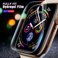 Screen Protect Film for Iwatch S7 S6 S5 S4 S3 for Apple Watch Soft Glass Protection Sticker 40 42 44 41mm 45mm 49mm Auto Repair Screen Protectors