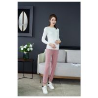 Womens Home Trousers Maternity Comfortable Knitted Long Pants