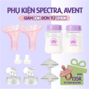 Bộ Phụ Kiện Hút Sữa Phễu Silicone Dùng Cho Máy Spectra Avent Fazt Rozabi