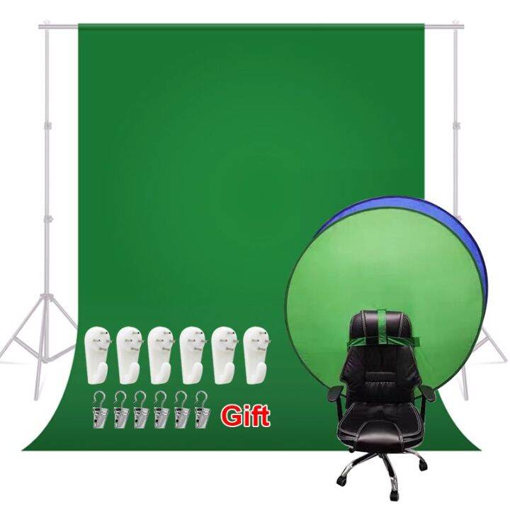 Photography Background Backdrop Thicken Smooth Muslin Cotton Green