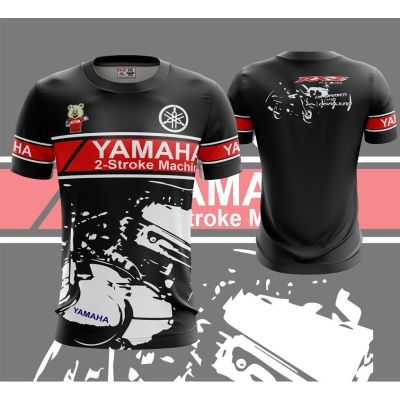 Yamaha Mens Summer 3D Short sleeve Fashion T-shirt Trend T-shirt top