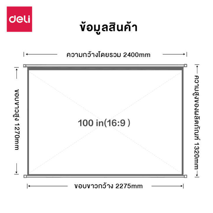 จอโปรเจคเตอร์-จอพับโปรเจคเตอร์-จอรับภาพโปรเจคเตอร์-tripod-projector-screen-จอรับภาพ-4k-รับภาพ-hd-แขวนผนัง-สำหรับประชุม-สื่อการสอน-ดูหนัง-abele