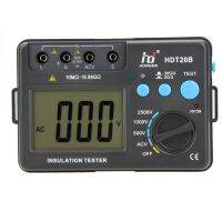 HD HDT20B เครื่องทดสอบความต้านทานฉนวน Megohmmeter โวลต์มิเตอร์2500V W/LCD Backlight