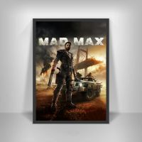 โปสเตอร์ศิลปะเกม Mad Max โปสเตอร์ผ้าใบพิมพ์ภาพฝาผนังตกแต่งบ้าน (ไร้กรอบ)