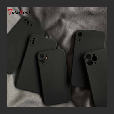 【CC】 Silicone for IPhone 13 12 14 XS XR X 8 7 6S 6 2020 Protection Soft Back Cover