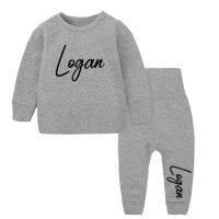 Personalised Baby and Kids Loungewear Custom Name Baby Kids Tracksuit Soft Loungewear Family Matching Pajamas Set Sleepwear