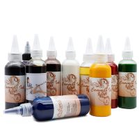 ‘；【-【 100Ml Temporary Tattoos Ink Semi Permanent Airbrush Fake Common Ink For Body Art Gloss Tint Paint Beauty Pigment Makeup Supplies