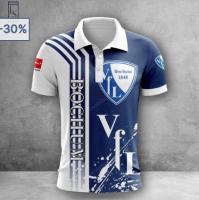 2023 new style1 ARRIVE design BOCHUM F.C 3D high-quality polyester quick drying 3D polo shirt,   style50xl (contact online for free customization of name)