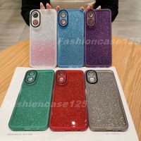 Glitter Case For OPPO A17 A17k A78 Reno8 T Reno 8T Reno8T 5G 4G 2023 2022 Phone Casing Back Cover Soft TPU Silicone Flexible Bling Shockproof Bumper Gradient Camera Lens Protect