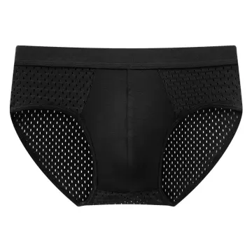 Breathable Bamboo Fiber Men Underwear For Big Penis Plus Size Solid Color  Basic Ropa Interior Hombre Sexi Silk Skins Slip Briefs, Briefs